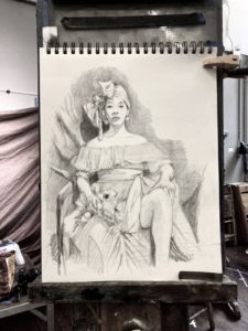Graphite Drawing from Art Students League of New York