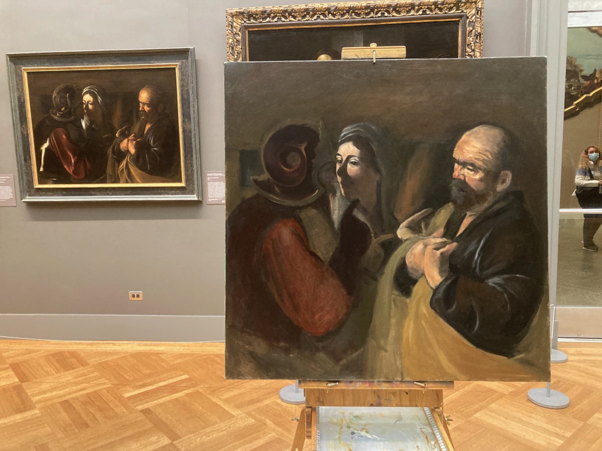 caravaggio paintings the denial of saint peter